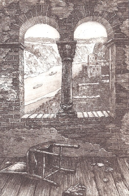 Victor Hugo. Ruine Rheinfels. [Erstdruck]