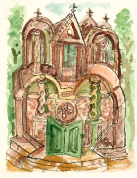 Paul Mersmann. Die verrostete Kirche -- Ein Traum. [Erstdruck]