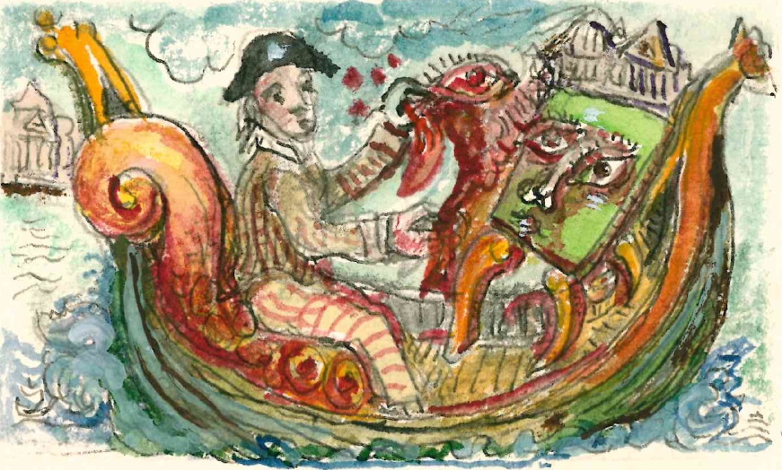 Paul Mersmann. Drei Bücher Venedigs -- Ein Traum. [Erstdruck]