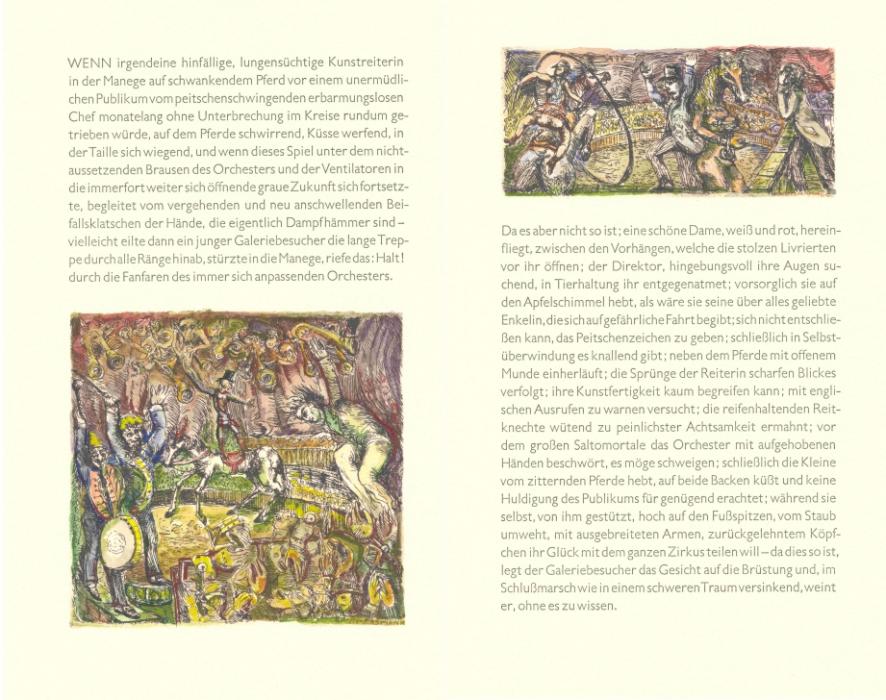 Franz Kafka. Auf der Galerie.