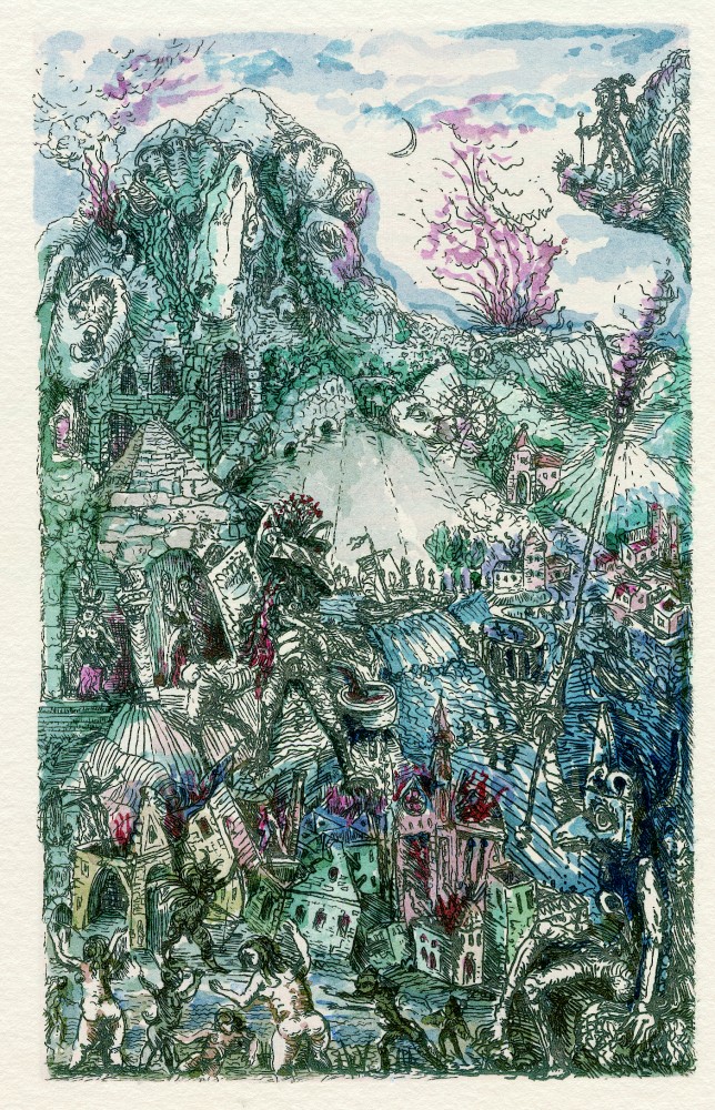 Emanuel Swedenborg. Flammenhölle. [Übertragen von Walter Hasenclever]